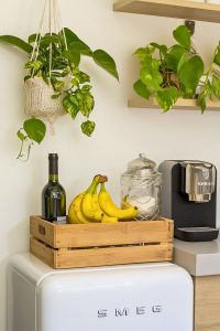 how to decorate fridge top
