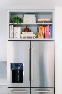 how to make the top of your fridge look nice