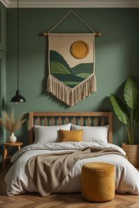 bedroom wall aesthetics