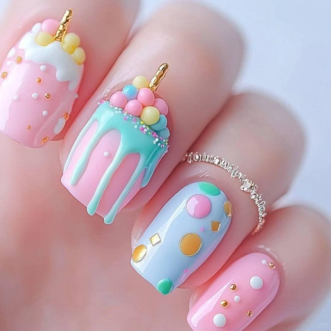 birthday nails